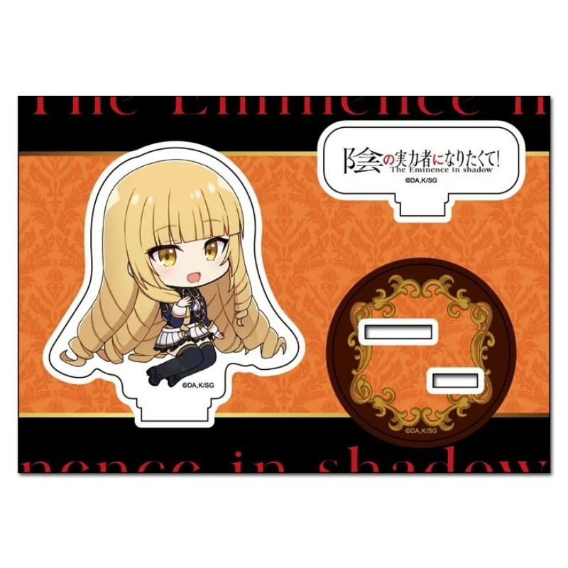 FACTORY STORE The Eminence in Shadow Acrylic standing sign board Keychains 10cm Claire Kagenou Accessories Q Version Souvenir