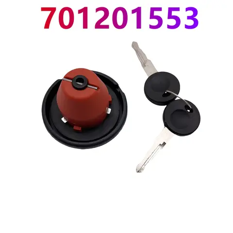 new Car Fuel Filter Tank Cap With 2 Keys Set 701201553For Ford Galaxy Seat Alhambra VW Sharan Caravelle Transporter T4 7D0201551