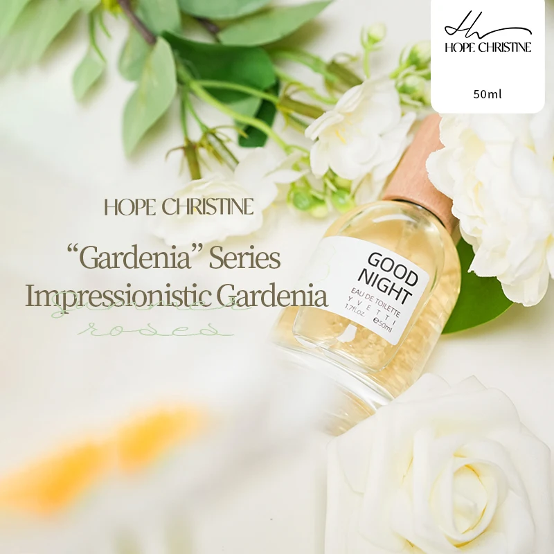 Perfume Floral Frutal de Gardenia, Notas Dulces y Frutales, Destacando la Gardenia Pura, Aroma Duradero para Mujeres, Uso Diario