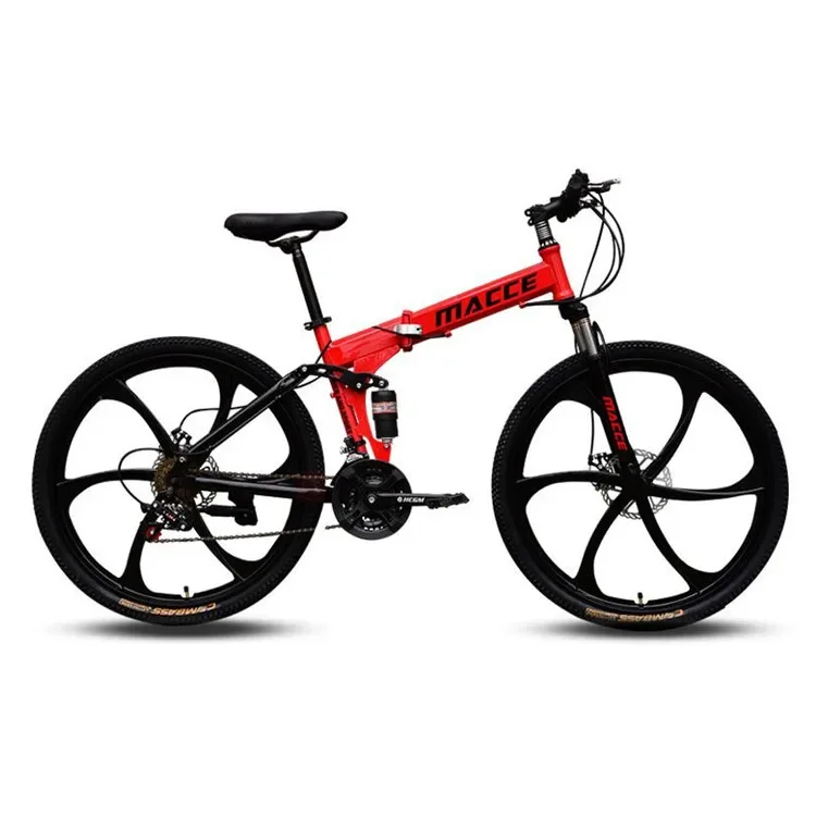 Mountain Bike 24 Speed With High Carbon Steel Frame 26 Inch Wheels Double Disc Brake Front Suspension Anti-Slip Bikes