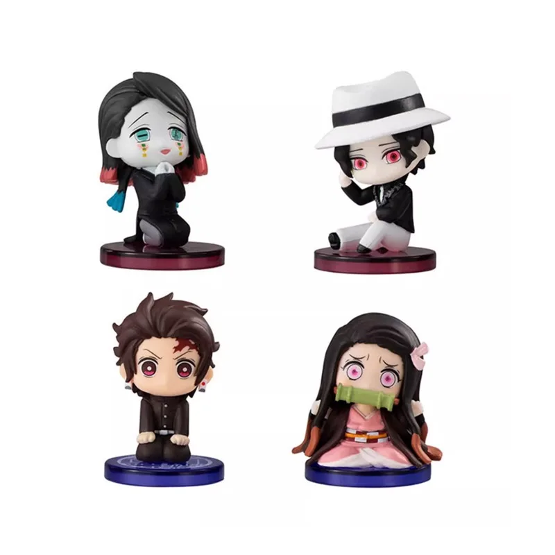 BANDAI Anime Demon Slayer Gashapon Kamado Nezuko Kamado Tanjirou Kibutsuji Muzan Gifts Genuine Action Figure Model Toys