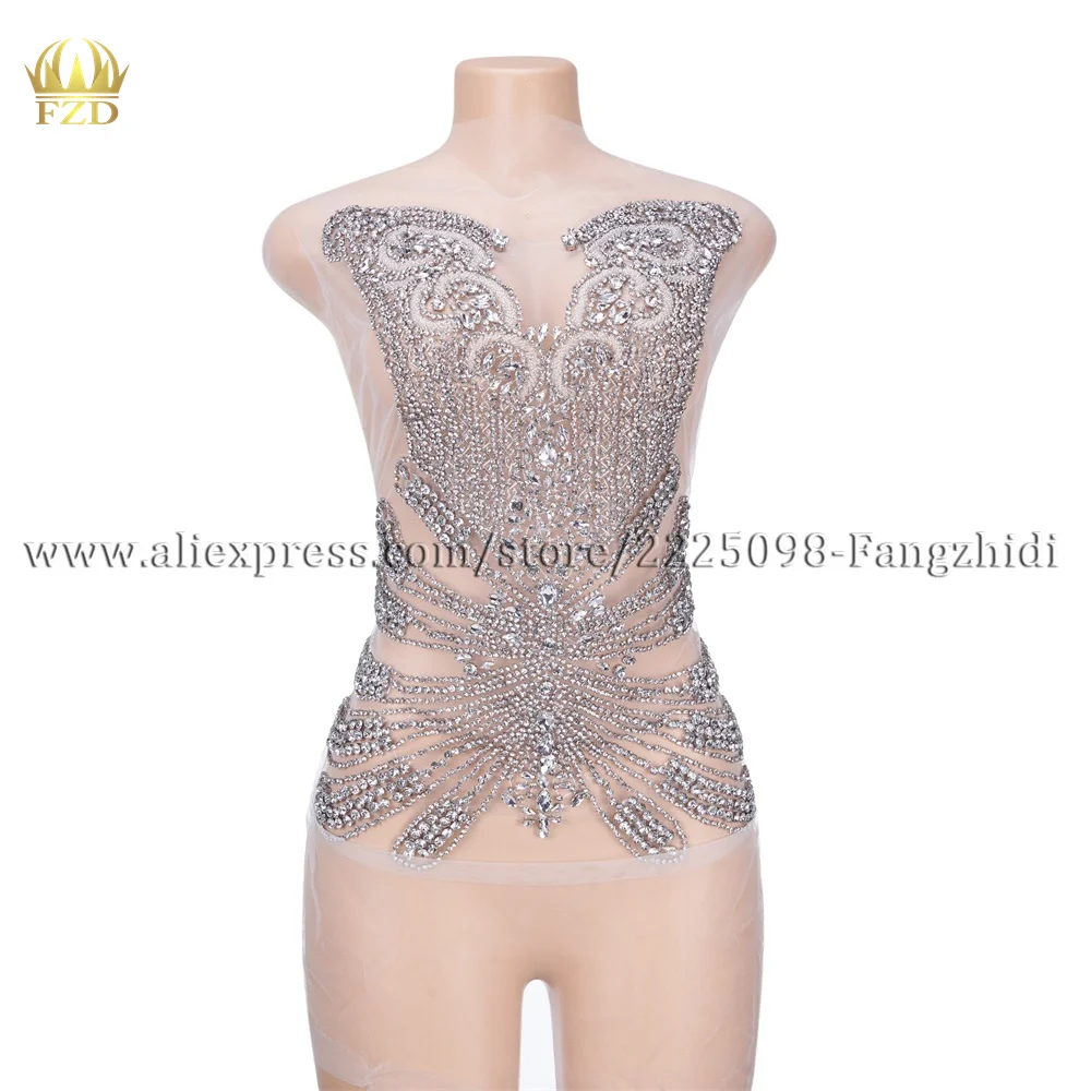 fzd-1-pieces-cristal-strass-fer-sur-patch-pour-robe-de-mariee-strass-perle-maille-dentelle-appliques-patchs-vetements-tissu-couture