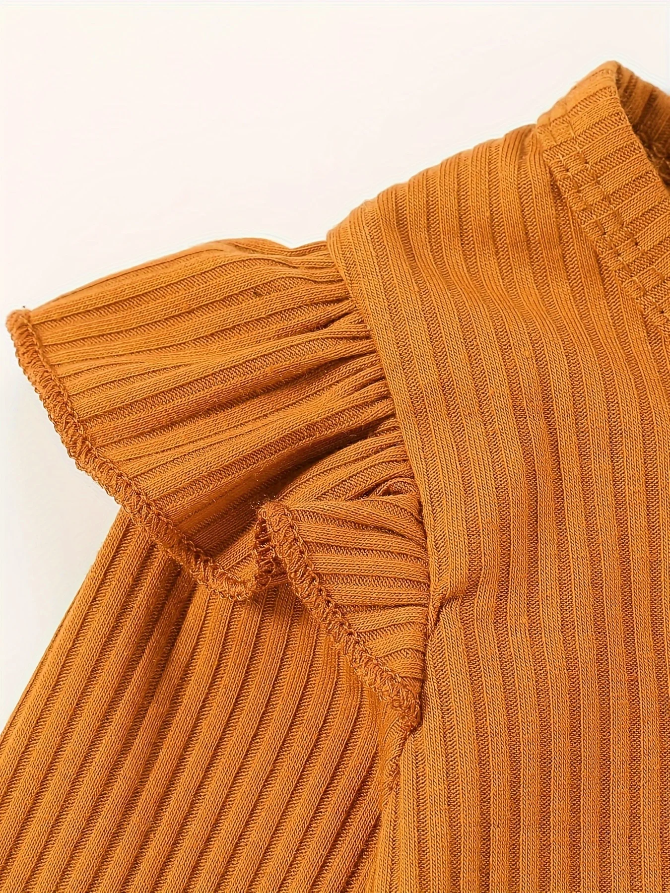 مجموعة تنورة للفتيات الصغيرات، مجموعة تنورة بحمالات منقوشة بأكمام طويلة، ملابس شتوية للفتيات الصغيرات #5