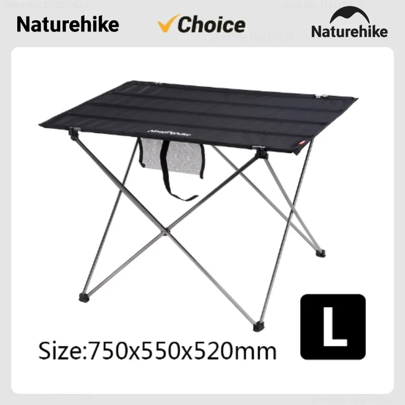 

Naturehike Outdoor Aluminum Alloy Folding Table Ultra Light Portable Camping Table Picnic Tour Wear Resistant Oxford Cloth Table