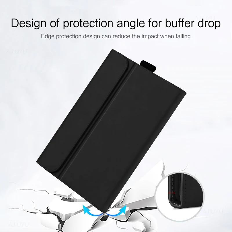 Case For Microsoft Surface Pro 11 10 9 Tablet Sleeve For Surface Pro 11 10 9 Pro11 Pro10/9 13' PU Leather Flip Stand Cover