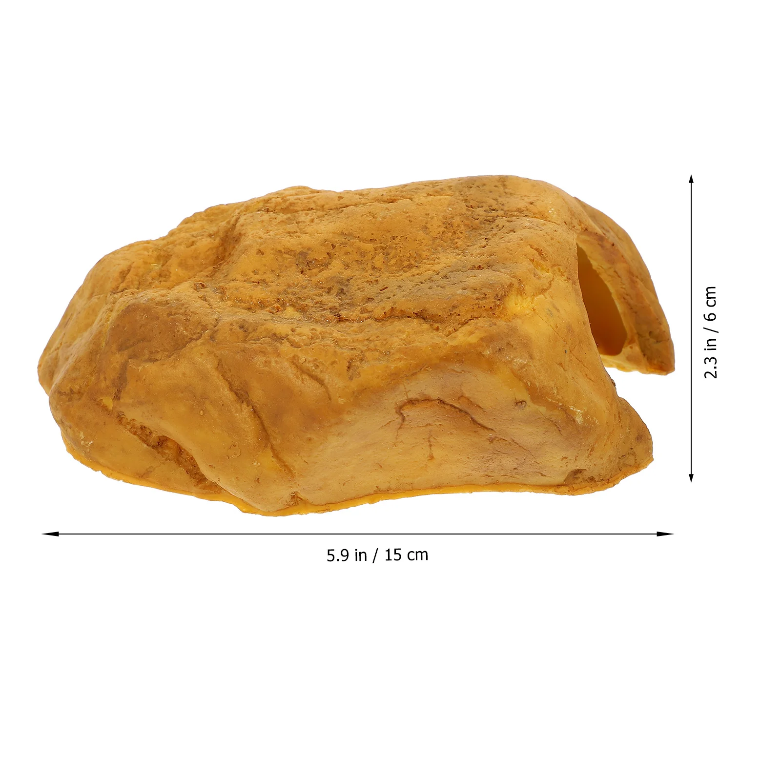 

Resin Reptile Tank Cave Small Practical Resin Hide Turtle Ramp Reptile Box Shelter Creative Stone Cave Ornament