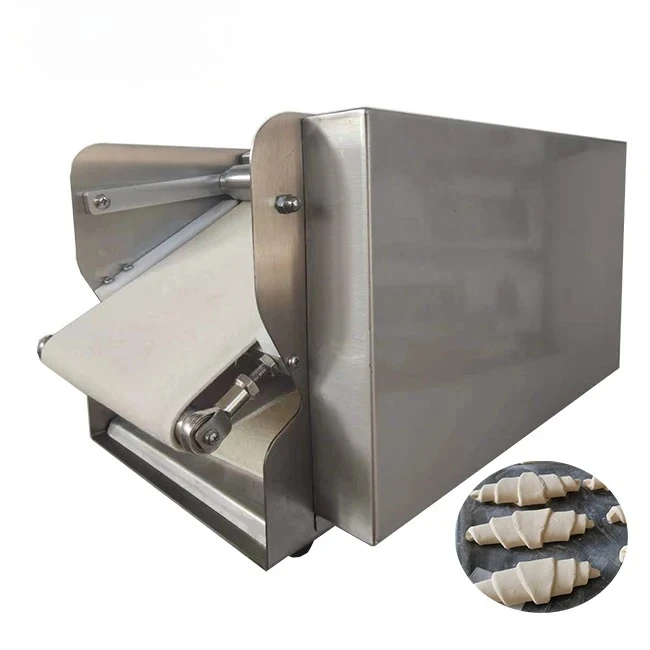 Top Croissant Dough Rolling Machine Croissant Baking Equipment Pastry Rolling Machine for Snack food factory, Bakery