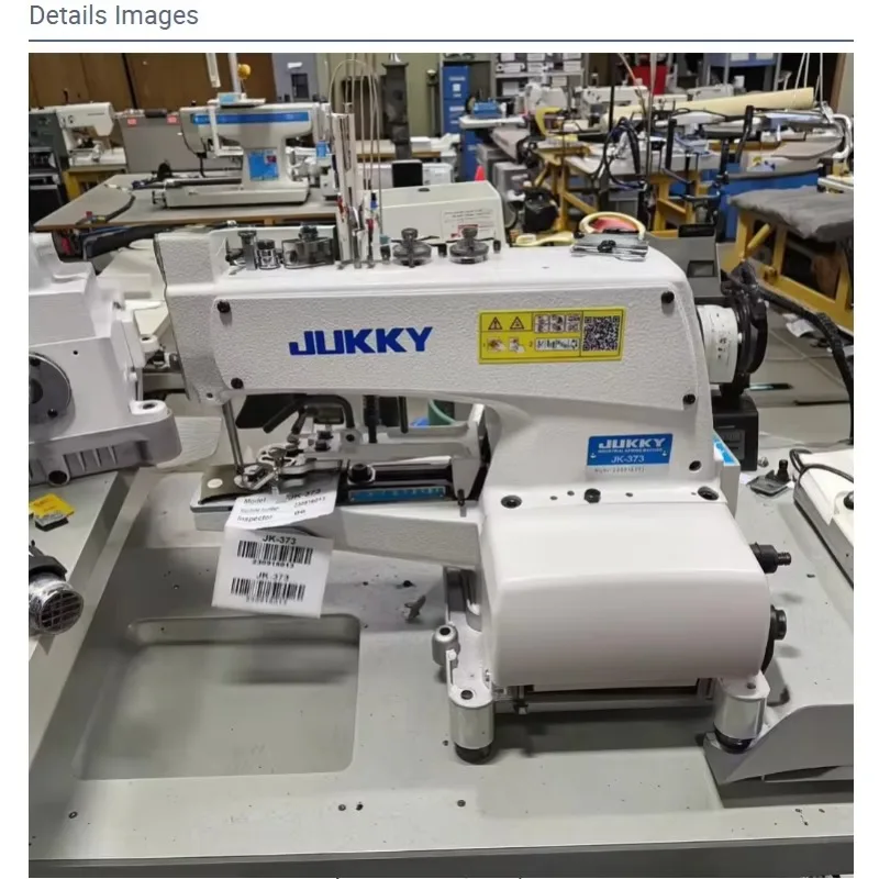 JUKKY 373 Super Grade High Quality Button Attaching Industrial Sewing Machine Flat-Bed Automatic Threat Cutting for Hot Sales