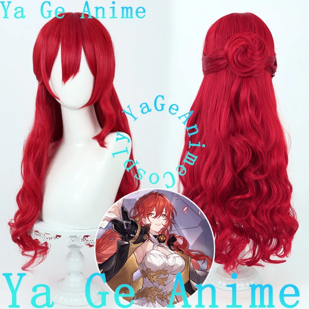 

Honkai: Star Rail Astral Express Leader Himeko Cosplay Wig Anime Reality Show Game Role-playing Wig Used for Anime Dance Parties
