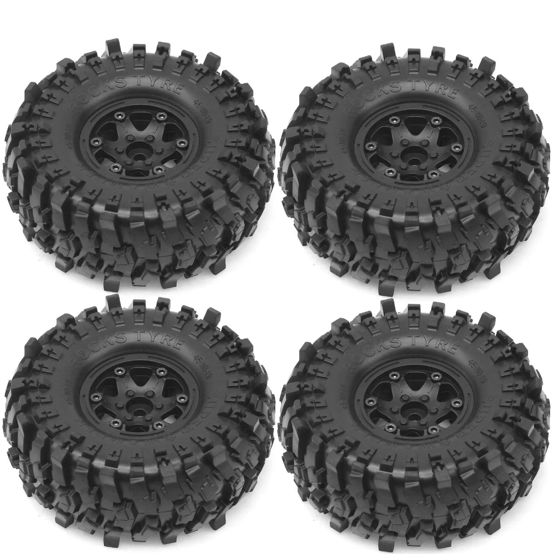 E-Star Hub4PCS Green plastic wheel hub 1.9
