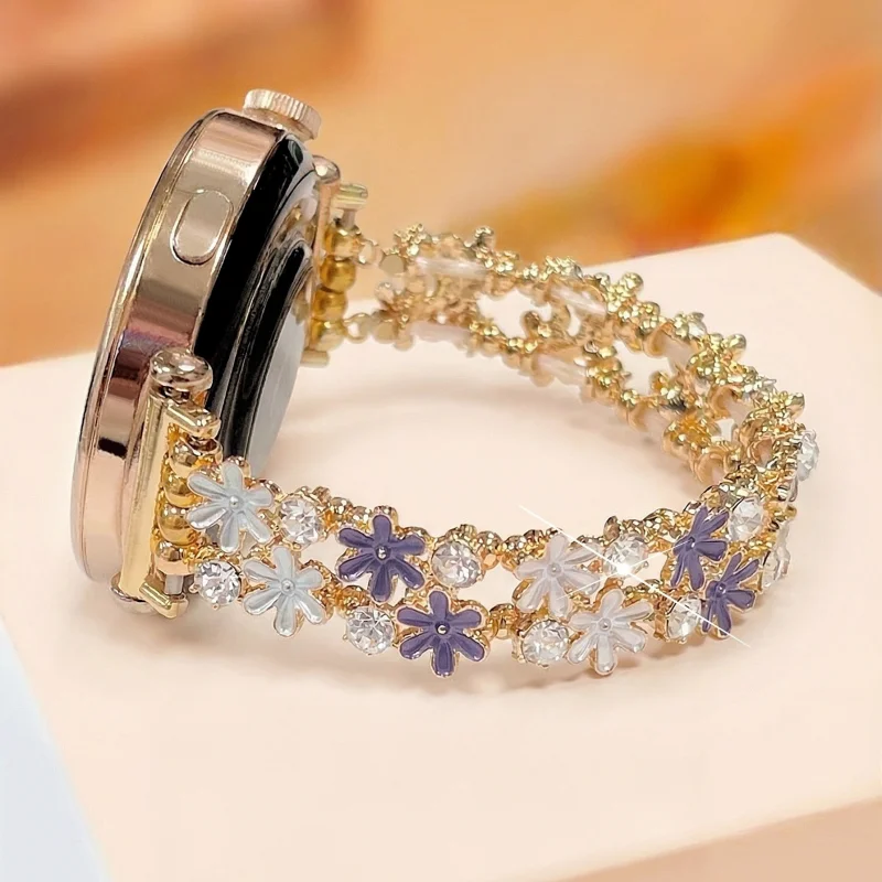 

High end luxury metal strap suitable for HUAWEI Watch Fit3/Fit4 straps and HUAWEI Band 8/9/10NFC handmade straps