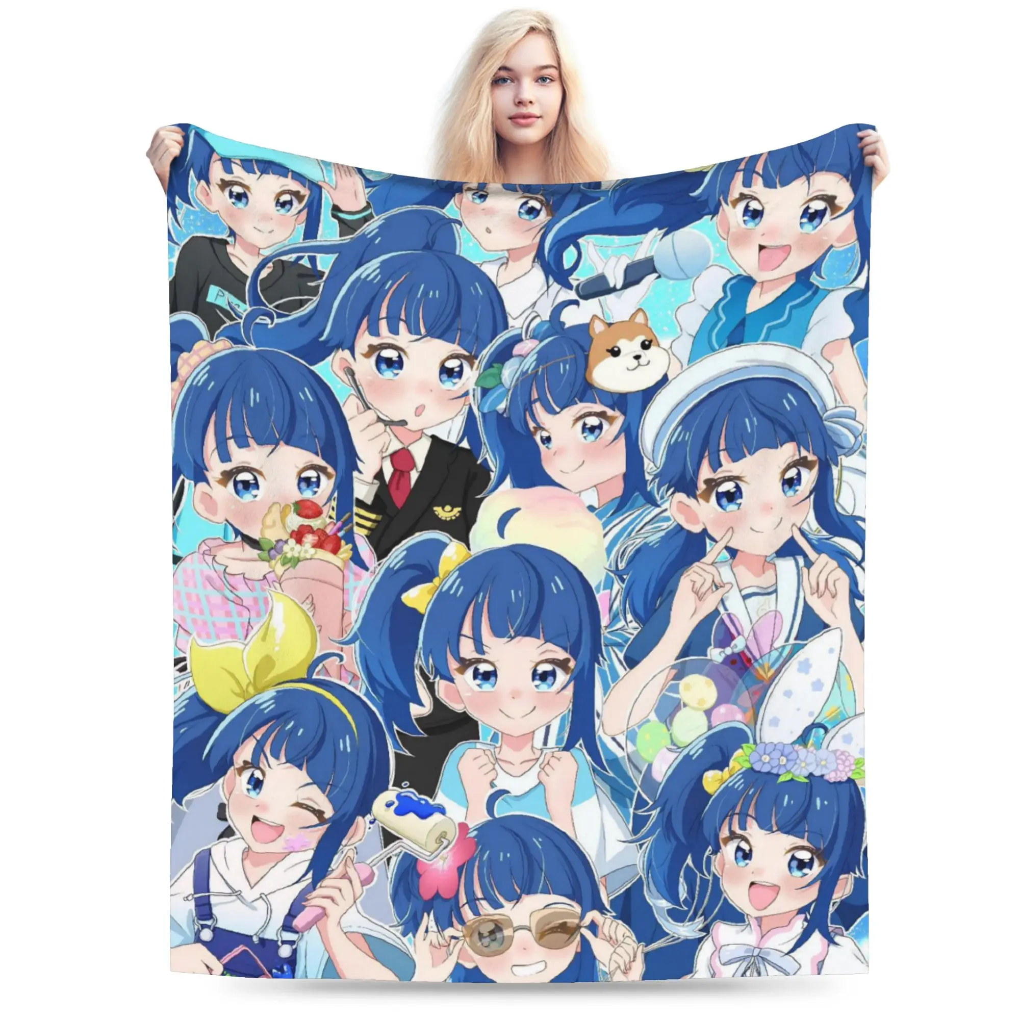 Soaring Sky Pretty Cure Blanket Multiple Sizes Super Soft and Warm  Throw Blankets for Couch Sofa and Bed