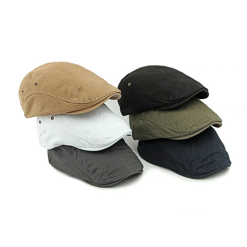 القبعات قبعات للنساء الرجال عكسها قبعة الرجال القبعات البريطانية الرجعية الشمس حماية الإناث القبعات السببية قبعة رجالي الكلاسيكية