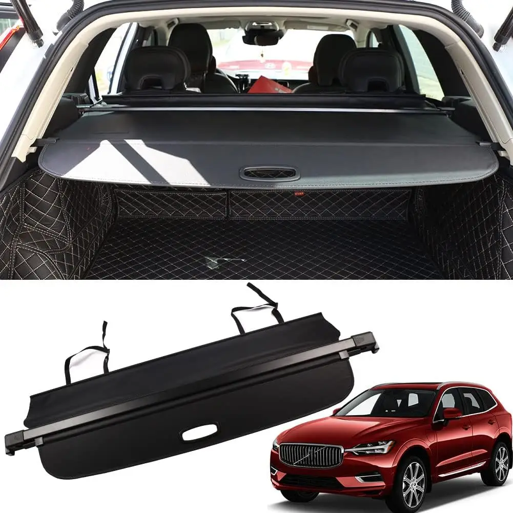 

Защита багажника для Volvo XC60, модели 2018-2025 годов, выдвижная конструкция, прочная, черная, защита от загрязнений