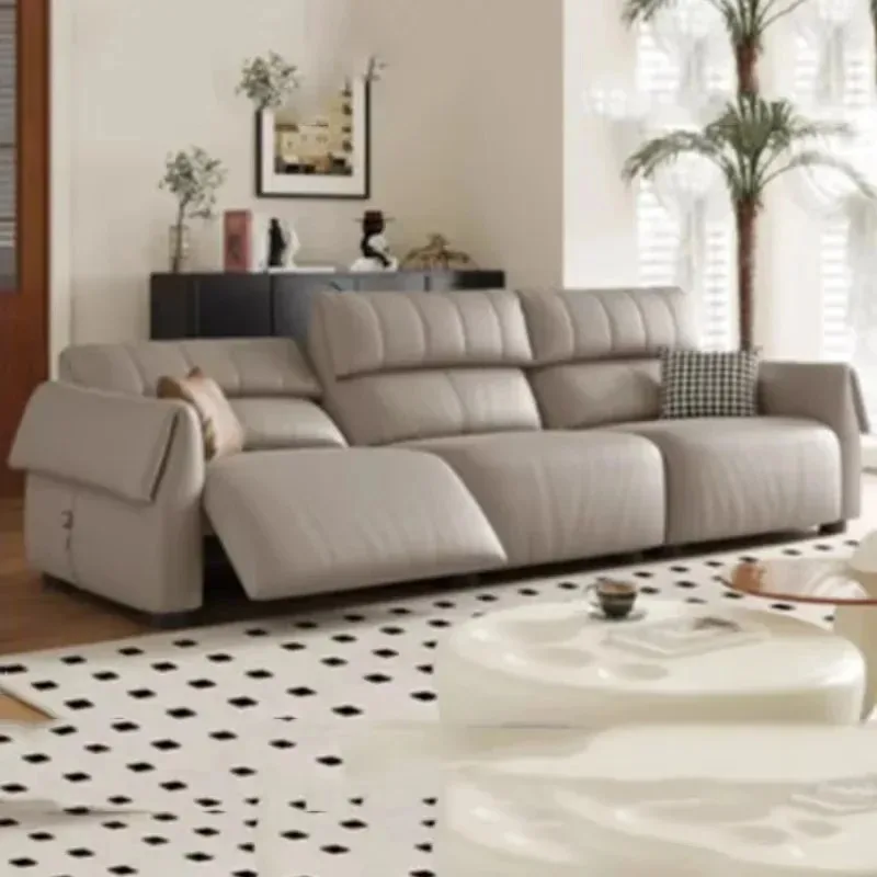 Black European Living Room Sofas Water Proof Recliner Puffs Living Room Sofas Salon Bedroom Divano Moderno Unique Furniture