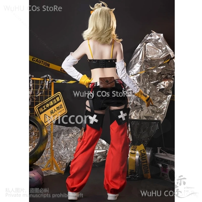 Spiel Zenless Zone Null Cosplay Piper Wheel Kostüm Uniform Hosen Perücke Requisiten Für Mädchen Frau Weihnachten Halloween Angepasst