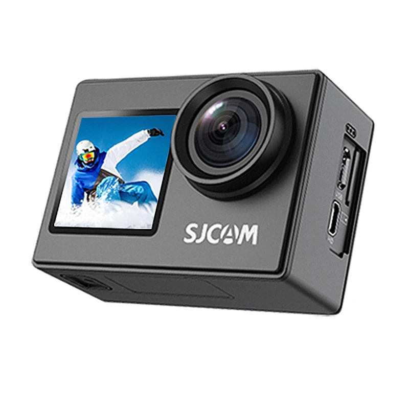 AliExpress SJCAM SJ4000 Dual Screen 4K Action Camera 30M Waterproof Anti-Shake HD Sports Video Action Cameras Motorcycle Bicycle Helmet