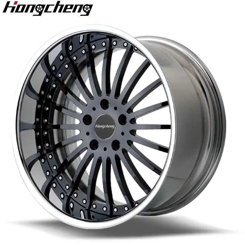 Custom Forged Chrome Rims 17-28 Inch 5x120 5x112 High Strength Luxury Passenger Car Alloy Wheels