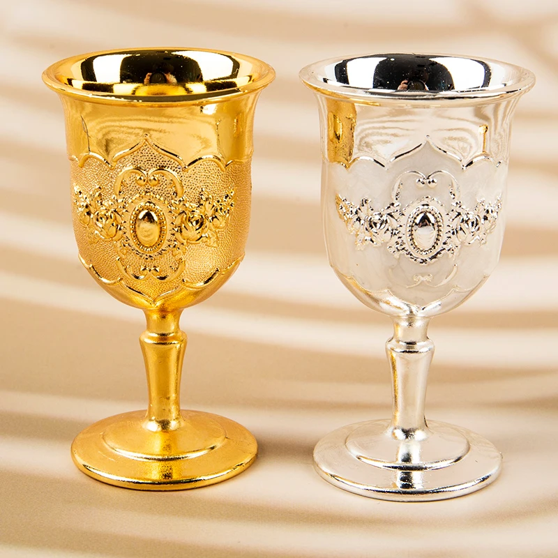 30ml Gold Vintage Wine Glasses Champagne Glasses Beverage Goblet Cocktail Cup Home Party Tableware Accessories