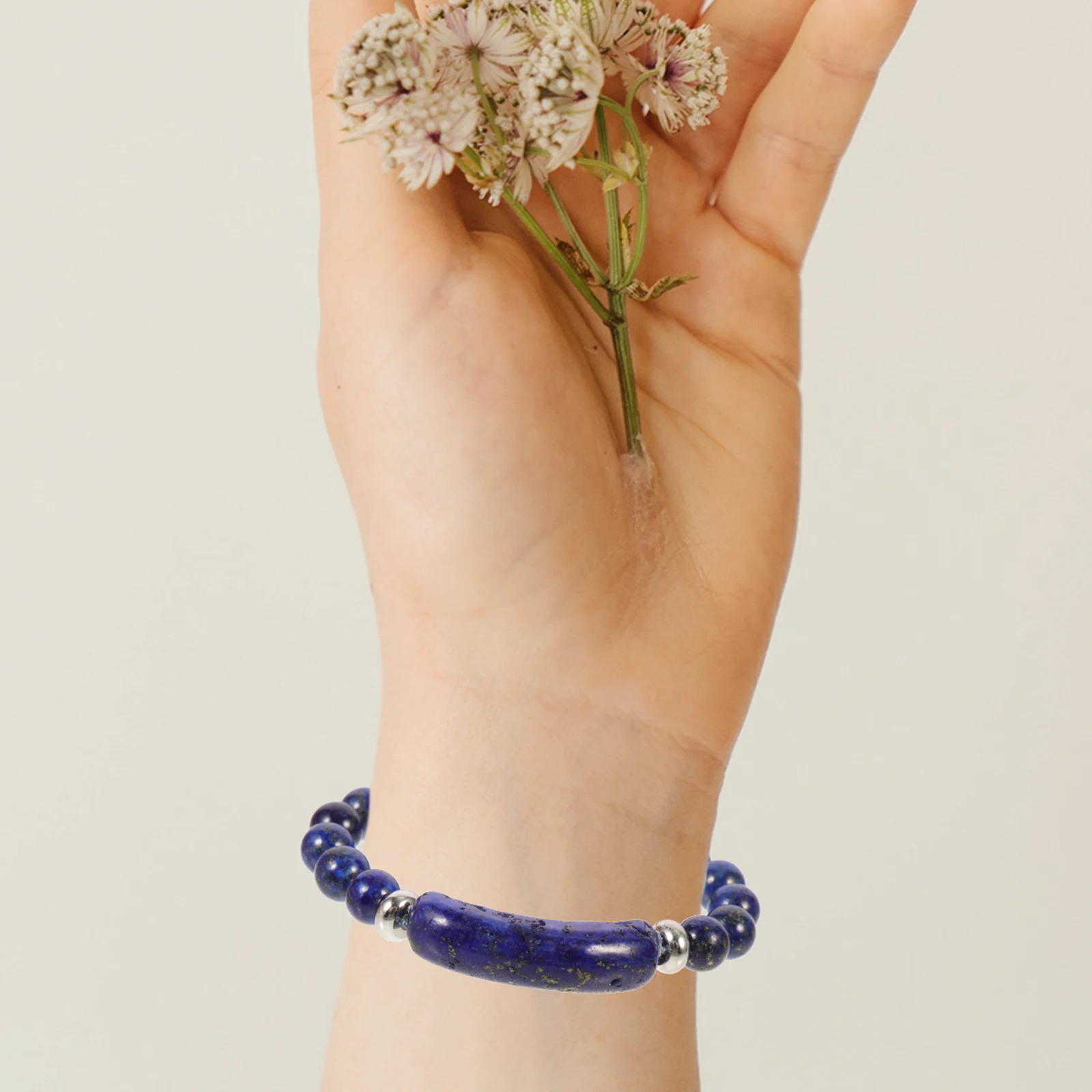 

Natural Stone Bracelet Elegant Beaded Stylish Wrist Decor Colored Beaded Chakra Bracelet for Yoga Meditation Comfortable Gift