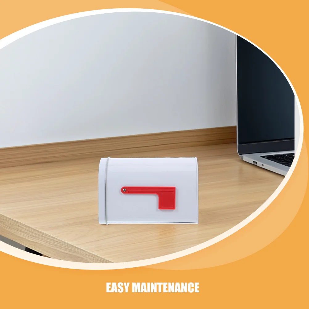 2 قطعة صندوق بريد صفيح صندوق بريد معدني لتخزين الحروف منظم جدار عتيق حقيبة تخزين معدنية صغيرة صندوق هدايا ديكور الحفلات