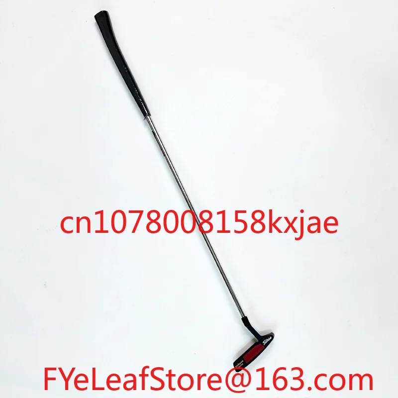 

New Golf Club Straight Putter, Black and Gold Putter, with Cap Cover