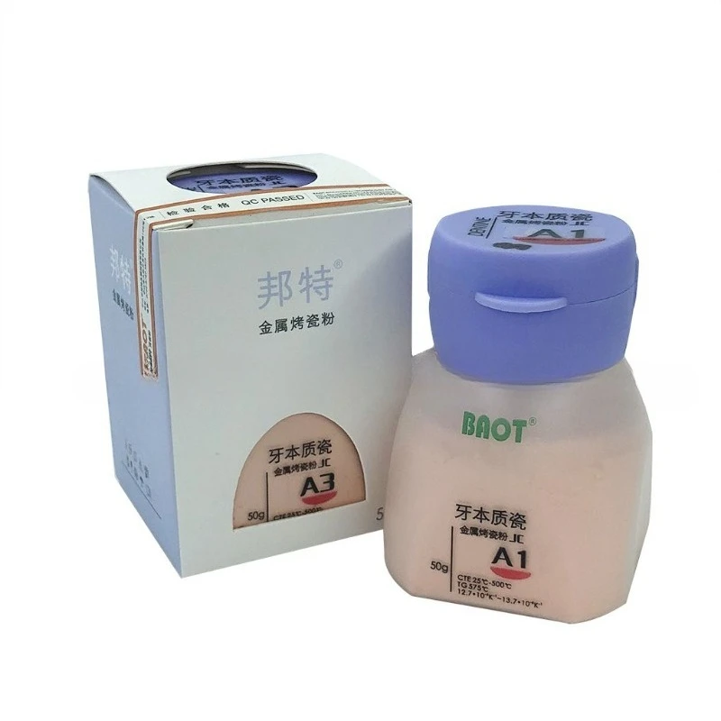 BontBAOT Metal Dental Porcelain Powder Dentin Transparent Translucent Ceramic Powder Body Ceramic Powder Special Liquid