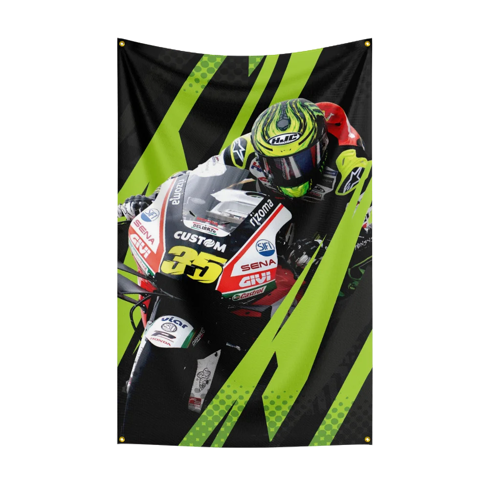 Motorcycle Flag for c-ca-l cr-u-tch-lo-w Fans Banner Custom any Image wrinkle resistant storefront basement tapestry
