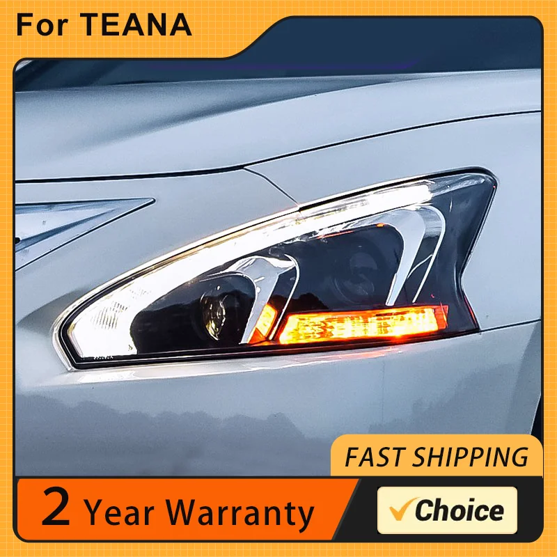 

Для Nissan Teana светодиодные фары 2013 2014 2015 Altima светодиодные фары DRL Hid опция фары Angel Eye Beam передние фары