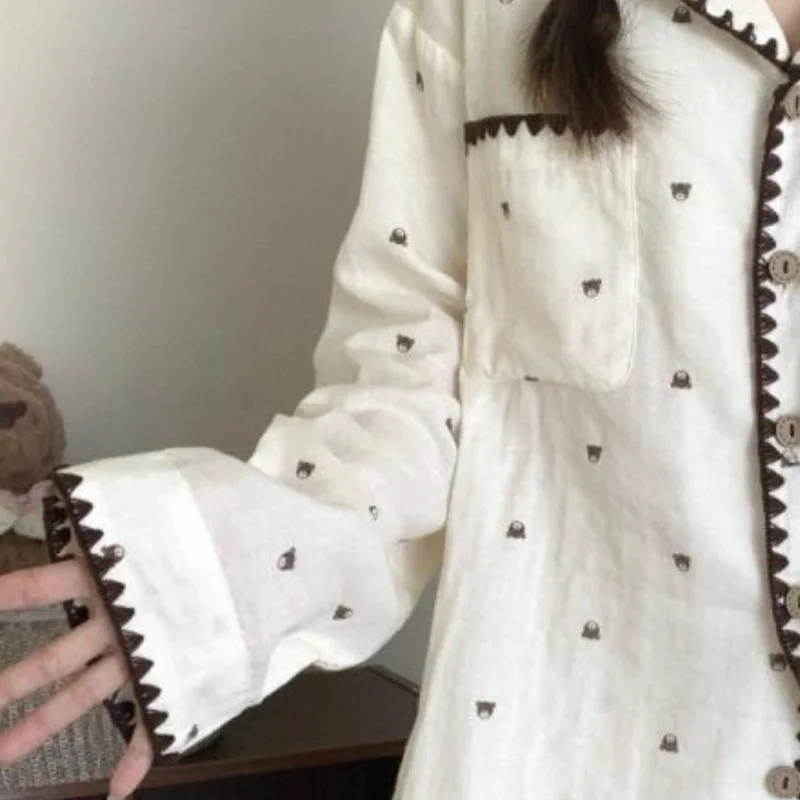 

Женская одежда, новые пижамы, брюки с длинными рукавами, костюм, домашняя одежда, которую можно носить в качестве верхней одежды, модная удобная