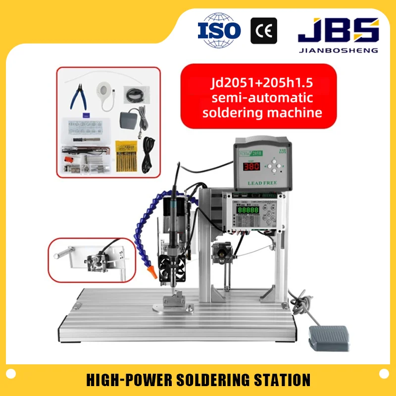 JBS 150W/200W Soldering Station for USB/DB/DC/Aviation Plugs & Motor Wiring