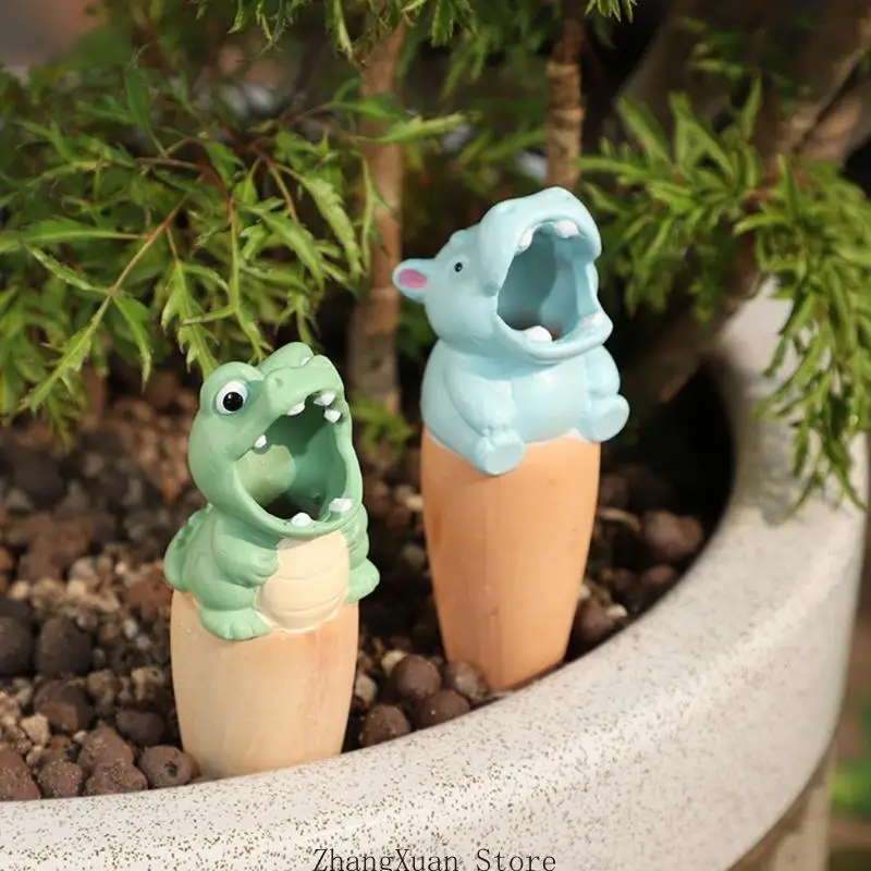 Clay Pot Waterer Set of 6 for Herbs and Small Containers, Top Fill Watering Stakes for Busy Schedules and Daily Use Around Pots