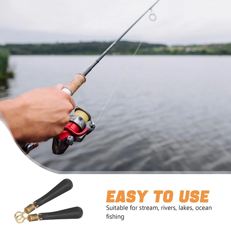 Rotatable Metal Swivel Rubber Float Seat Anti-Tangle High Tensile Bobber Holder Fresh Saltwater Carp Trout Fishing Rig Accessori view 5