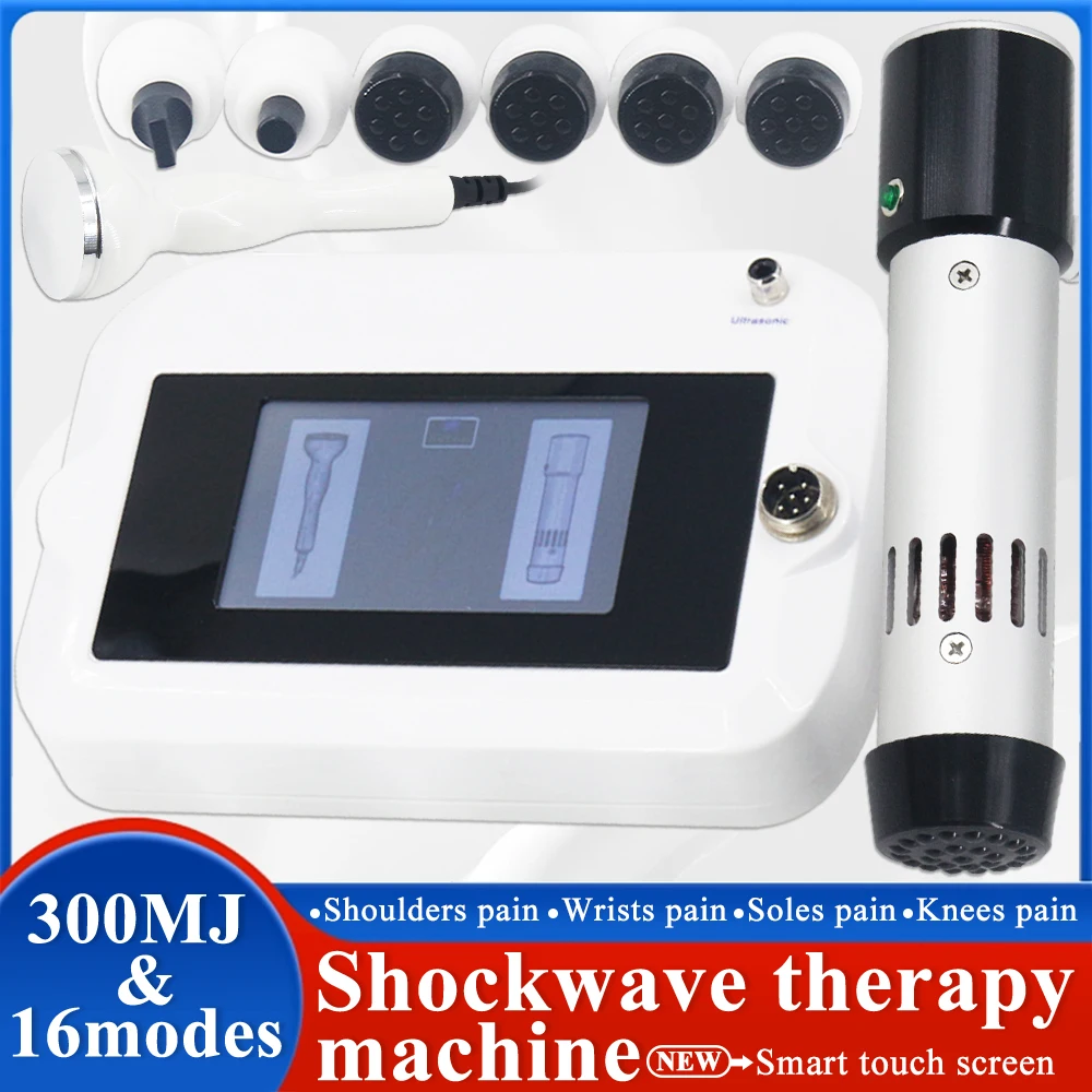 Shockwave Ultrasonic Therapy Machine For ED Treatment Relieve Tendon Pain Massage Physiotherapy 300MJ Shock Wave Massager Newest