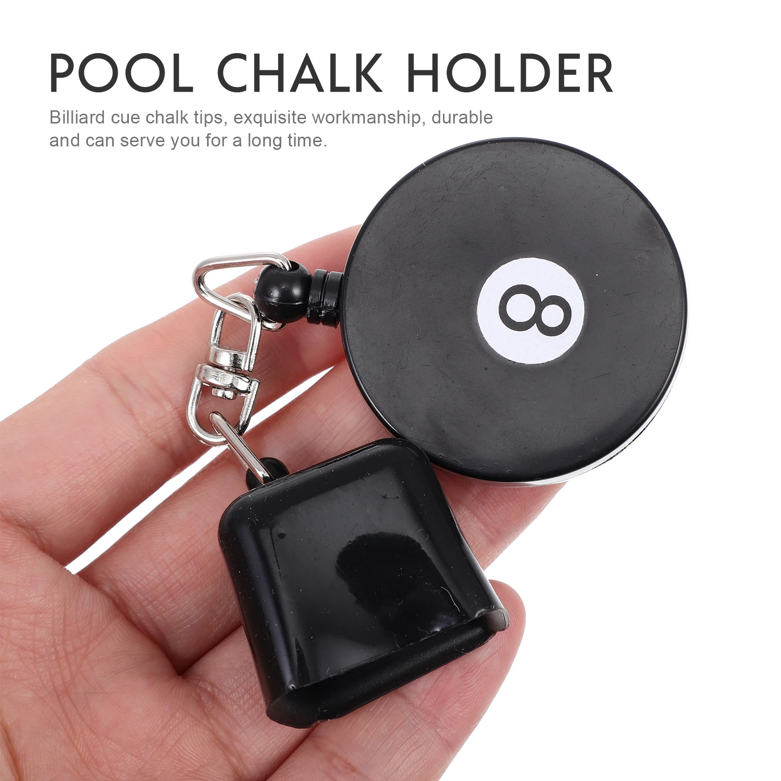 

Billiard Tips Set Pool Cue Chalk Holder Pocket Rubber Tips Protector Durable Lightweight Pool Table Accessory Snooker Cue