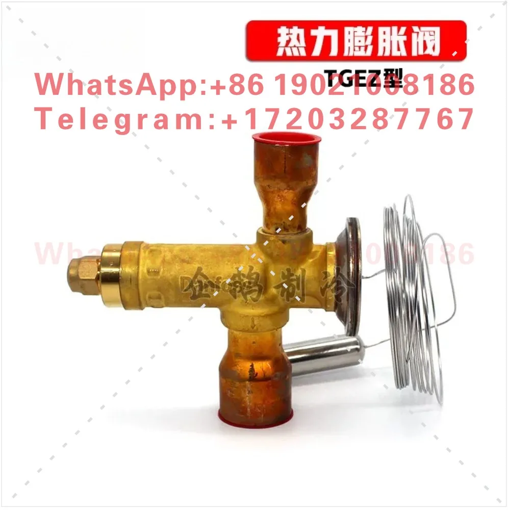 Original TGEZ2.5-34TR R407C External Balance Thermal Expansion Valve for Refrigeration Air Conditioning Heat Pump