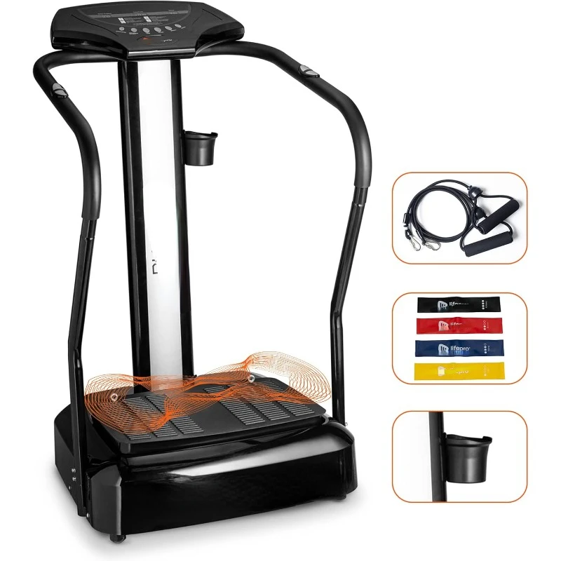 Vibration Plate Exercise Machine with Handles, Vibrating Plate Exercise Machine, Vibration Platform Machines, Vibration Plate