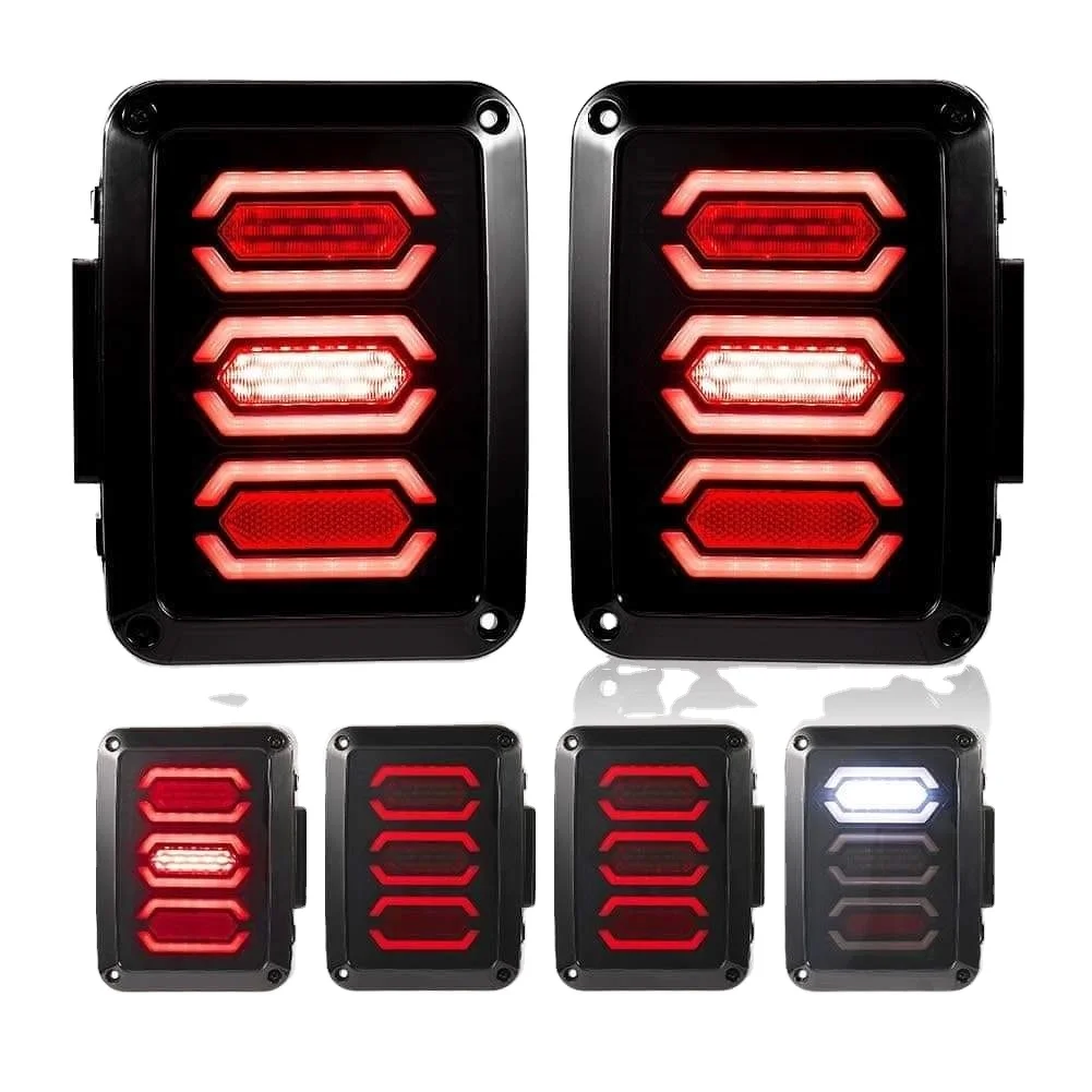 

Intelligent Library MAHINDRA THAR LED Tail Lights 2010-2019 Model New Red Brake Lamps For THAR Model Vehicles