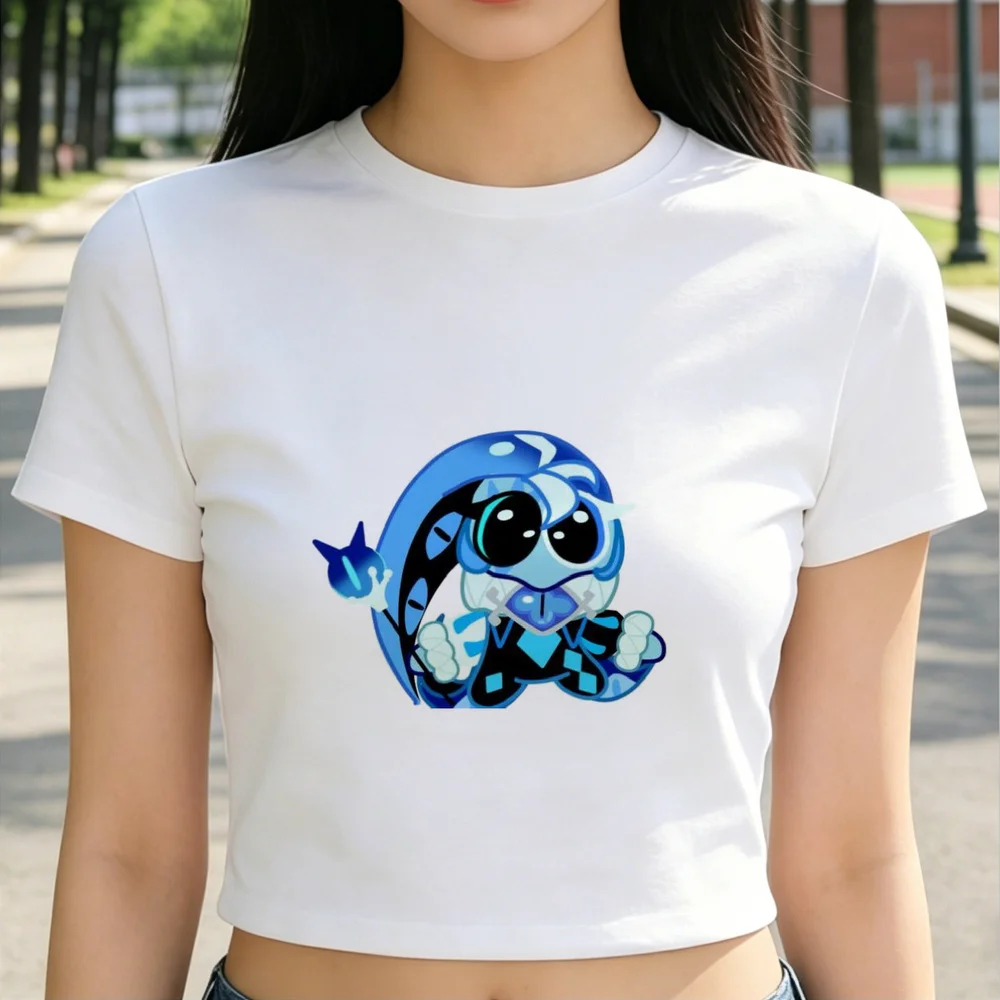 Shadow Milk Cookie cropped top women graphic cheap manga alternative  top tees cheap emo baddie japan 2000s
