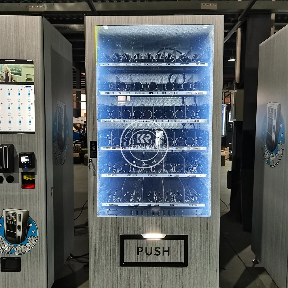 Touch Screen Vending Machine Customized Refrigerated Shopping Vending Machine For Sale