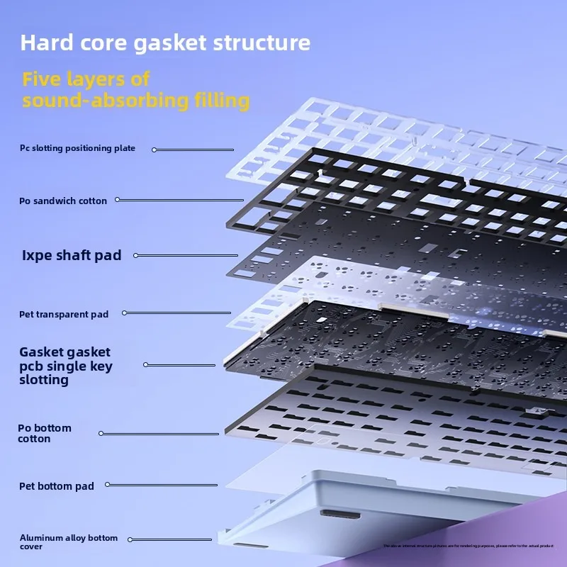 LEOBOG Hi98C Pro Aluminum Mechanical Keyboard Tri-mode Wireless Bluetooth 98 Keys Gasket Mount Hot Swap RGB Office Gaming PC