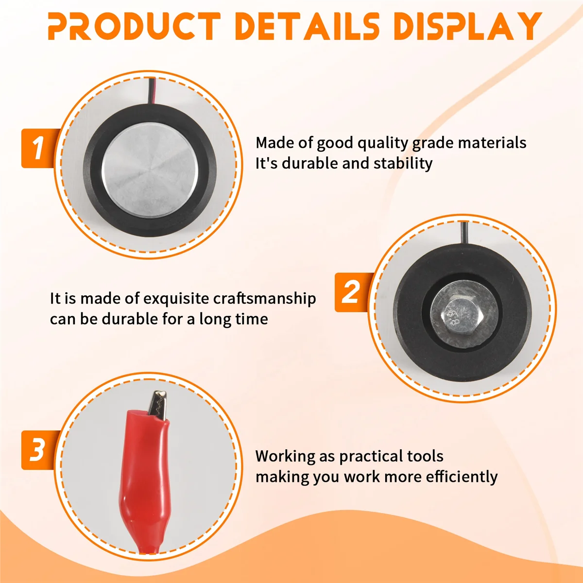 

TFBC 2Pcs CNC Z Router Mill Zero Check Touch Plate Setting Probe Setting Probe Milling 35mm CNC Engraving Machine Tools