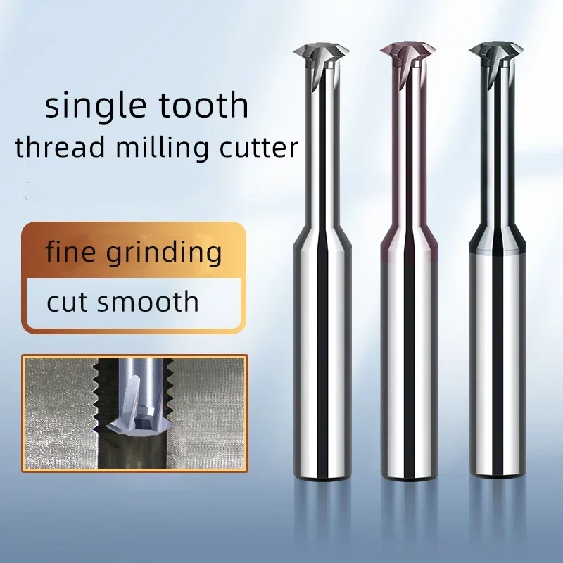 1PC Single Thread Metric Aluminum Inner And Outer CNC Machining Center Milling Cutter