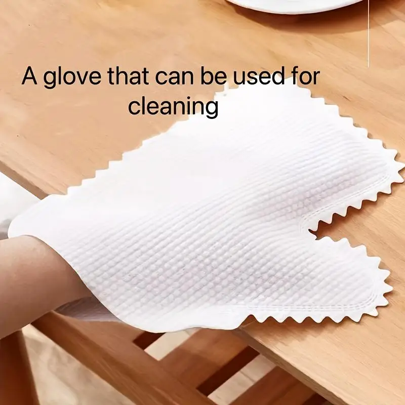 

20/50pcs Non-woven Dust Cleaning Gloves Reusable Fish Scale Cleaning Duster Gloves Household Kitchen Cleaning Tool