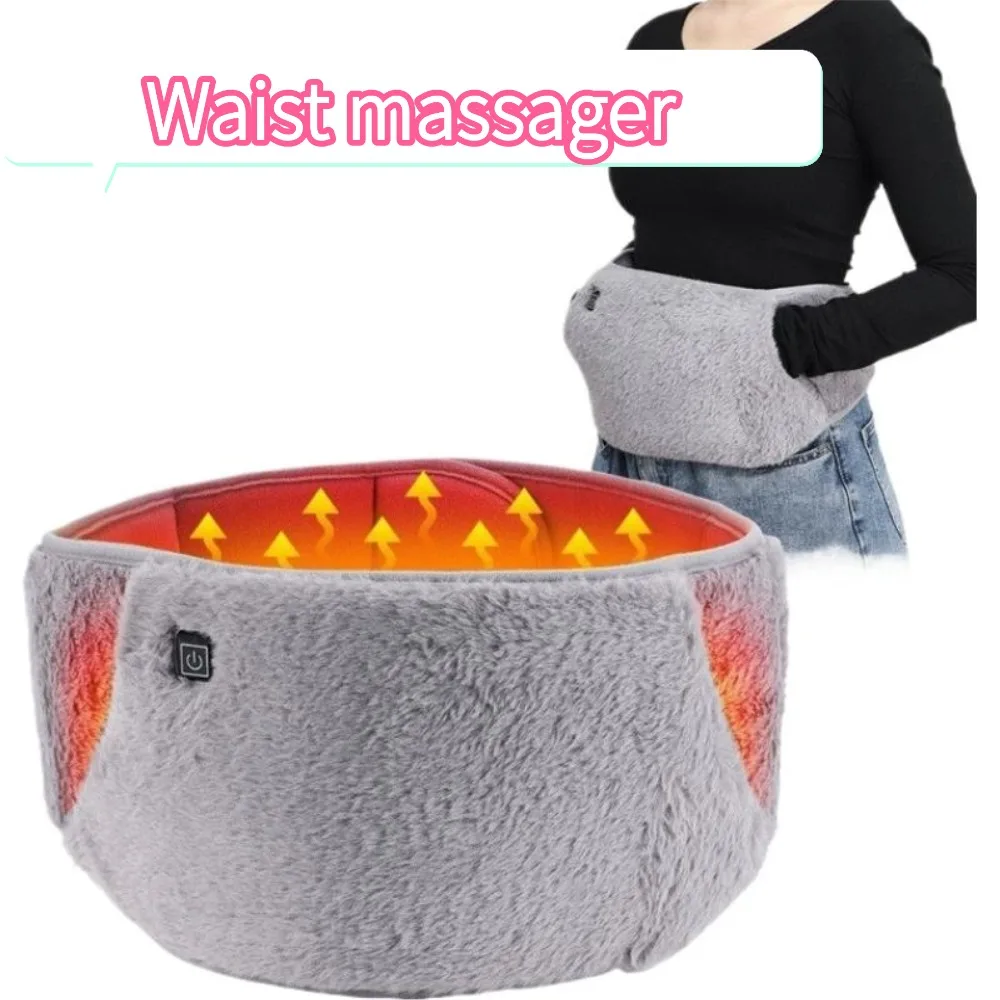 

Women Warm Belly Band Electric Heating Pad Three Gear Intelligent Temperature Control Uterus Health Care Soft Velvet Massager
