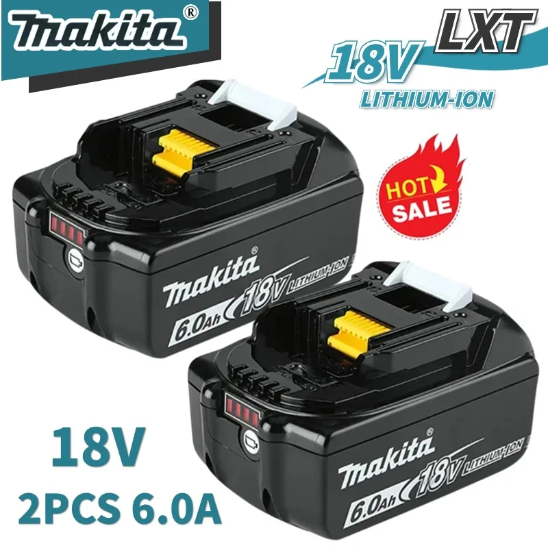 

100% Оригинальный Makita 6Ah/5Ah/3Ah для Makita 18V аккумулятор BL1840 BL1830B BL1850B BL1850 BL1860 BL1815 сменный литиевый аккумулятор