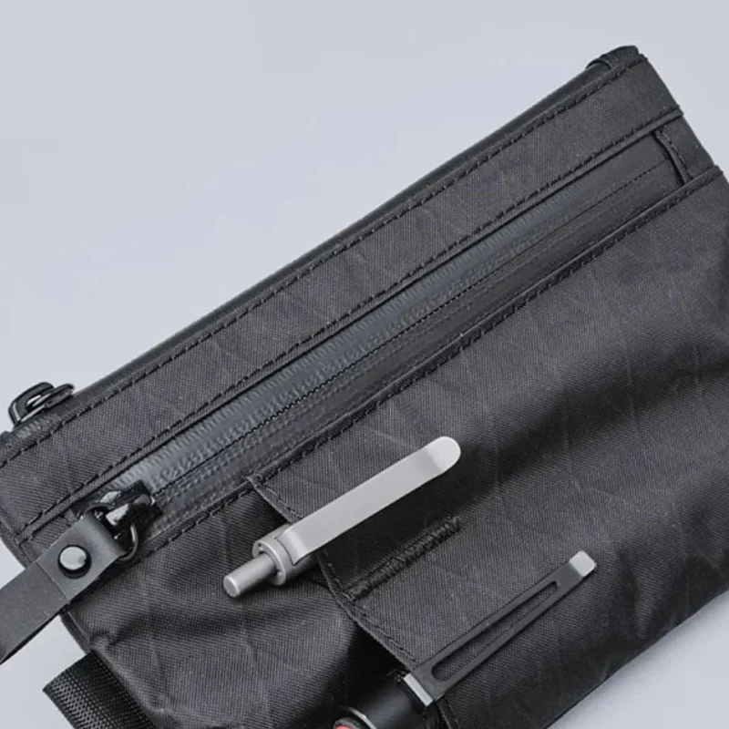 

Клатч на молнии с браслетом, кошелек на молнии с держателем для паспорта и держателем EDC, устойчивая к атмосферным воздействиям и RFID-блокировкой, сумка с 3 внешними отделениями