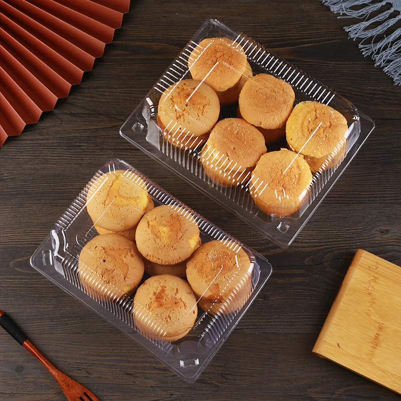 

Transparent Plastic Pastry Box Baking Cake Box Vacuum Formed Box Loose Candy Paaging Food Box Kitchen Cooking Utensils