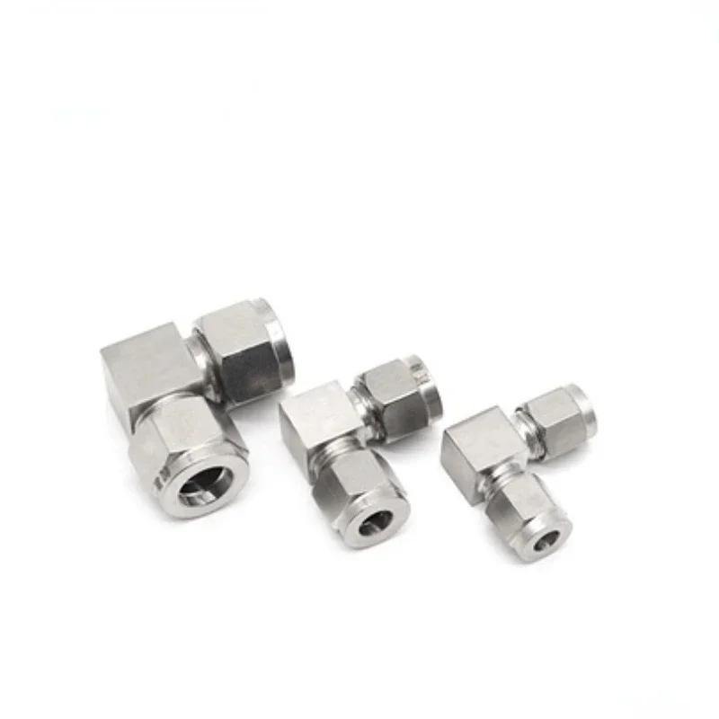 Stainless Steel 304 Compressor Double Ferrule Connector 6mm 8mm 10mm 12mm 1/4