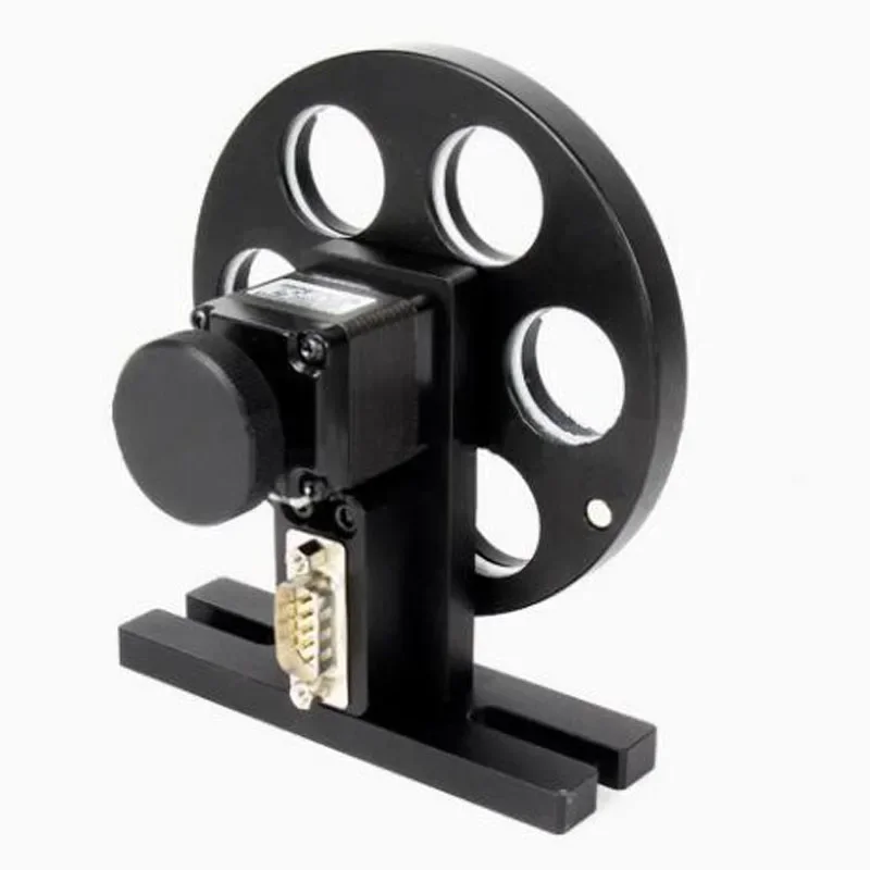 25mm/25.4mm mounted optical lens bracket 23mm transparent aperture 6-position electric filter wheel (BHOMF05)